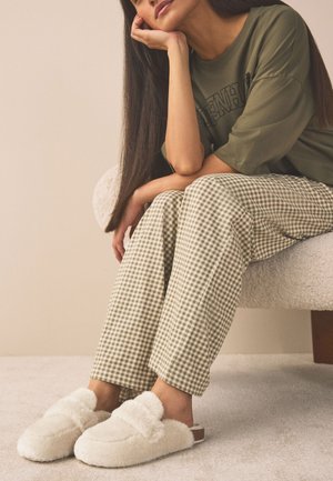 Next REGULAR FIT - HEART - Pantuflas - ecru