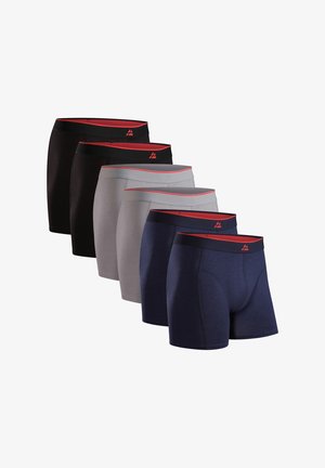 Danish Endurance 6 PACK ULTRASOFT - Boxerkalsong - black/grey/navy