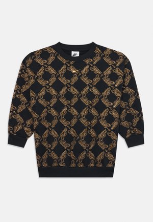 CLUB CREW - Sportinis megztinis - black/metallic gold-coloured