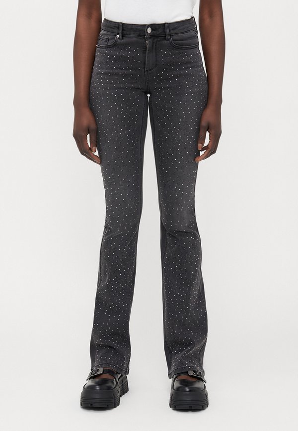 ONLWAUW MID WAIST - Flared Jeans