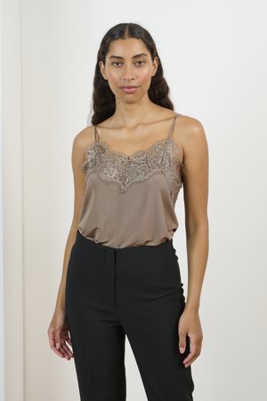 Soaked in Luxury CLARA SINGLET - Top - brindle