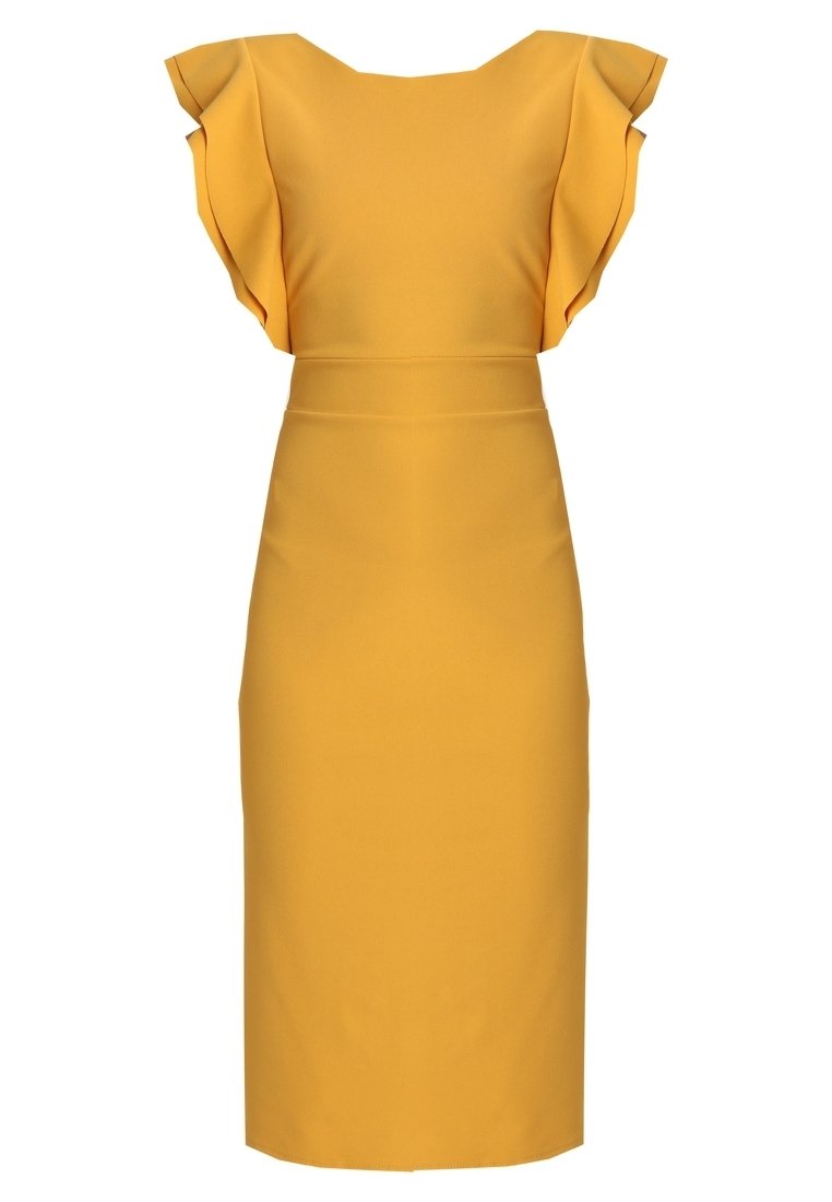 WAL G. Cocktail dress / Party dress - mustard yellow - (Pre-owned) -  Zalando.ie