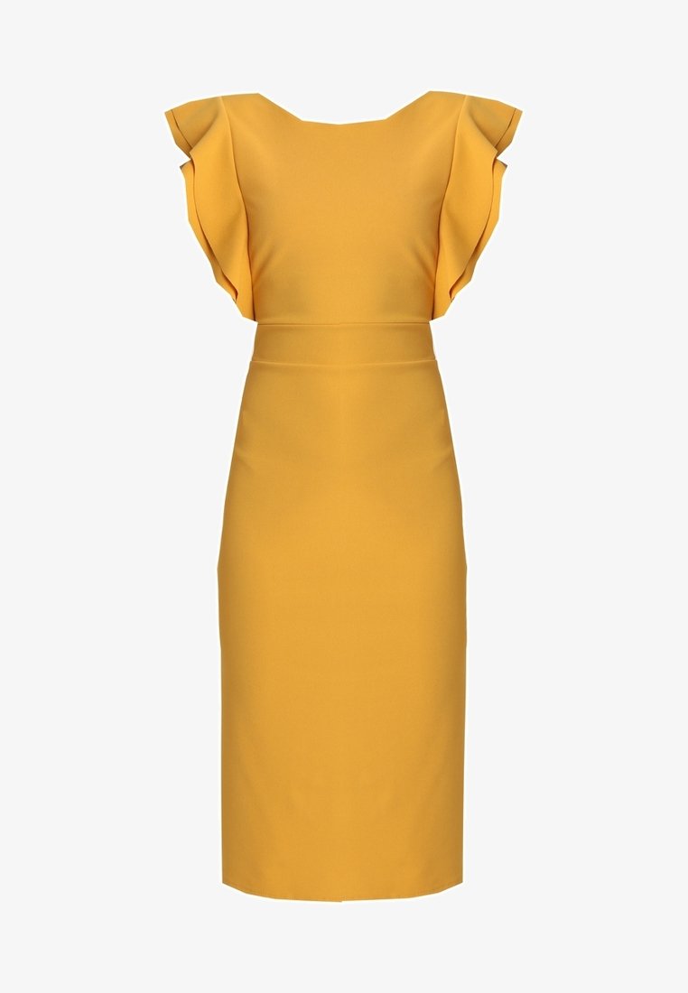 WAL G. Cocktail dress / Party dress - mustard yellow - (Pre-owned) - Zalando.ie WAL G. Cocktail dress / Party dress - mustard yellow - (Pre-owned) - Zalando.ie