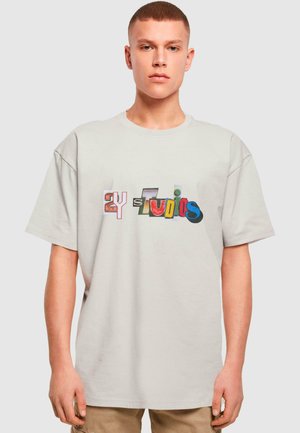 RANSOM NOTE LOGO TEE - T-Shirt print - lightasphalt