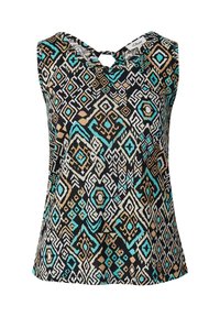 MIT CUT-OUT UND SCHLEIFE - Top - schwarz