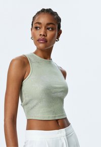 Koton CROP - Top - green