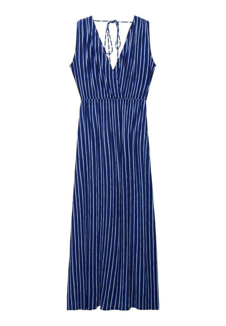 Mango Maxi-jurk donkerblauw