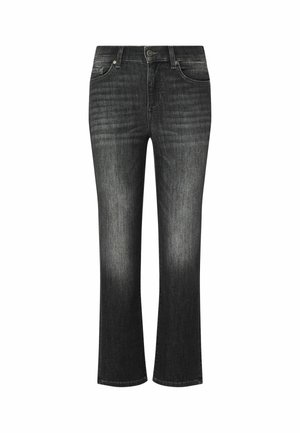 LIU JO, LIU JO SLIM-FIT-JEANS MIT STRASS - Jean droit - black denim