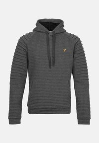 Sweat à capuche - dark grey melanage