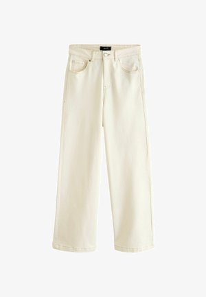 Next WIDE LEG PETITE - - Flared jeans - ecru white