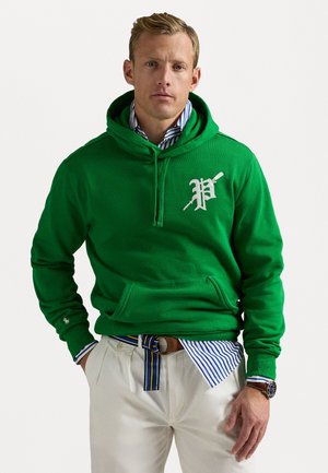 GRAPHIC HOODIE - Sweatshirt - cruise green