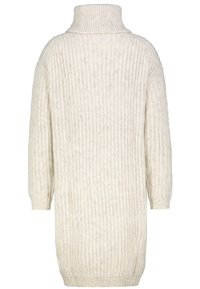 Sublevel ROLLKRAGEN - Strickkleid - beige