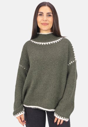 JOLIE - Strickpullover - khaki