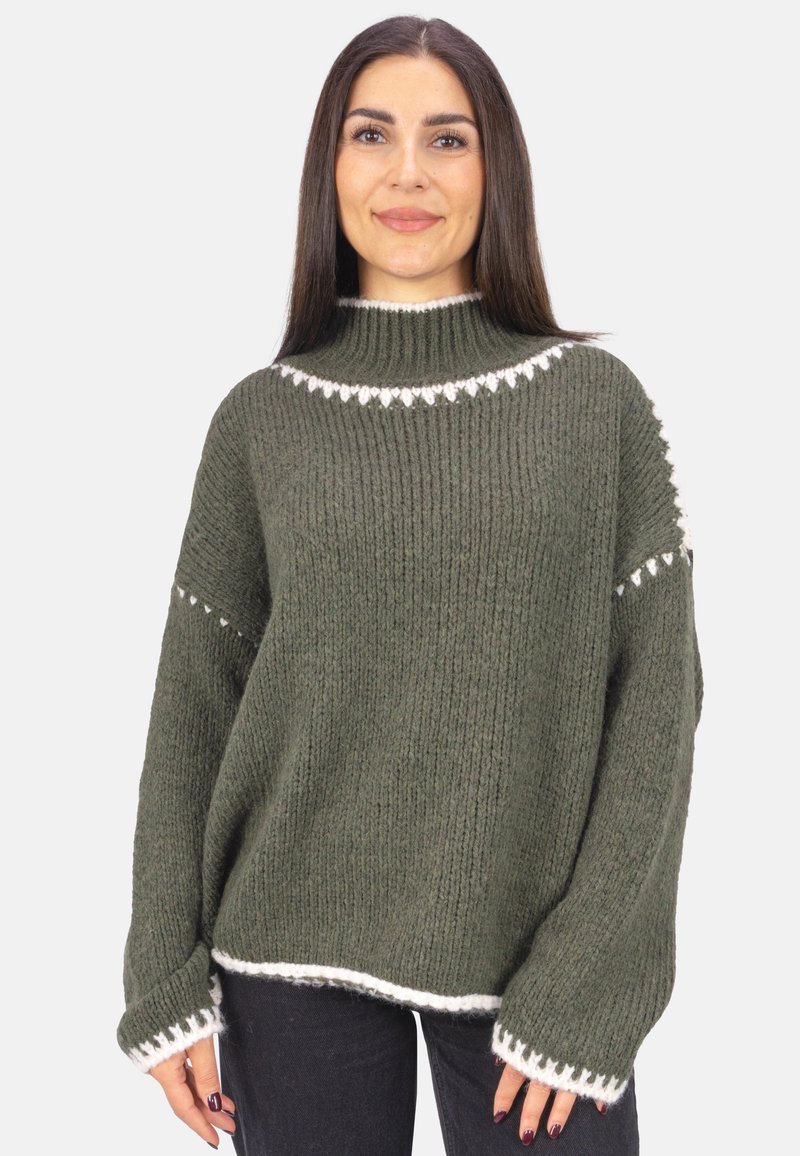 Seasons of April JOLIE - Strickpullover - khaki