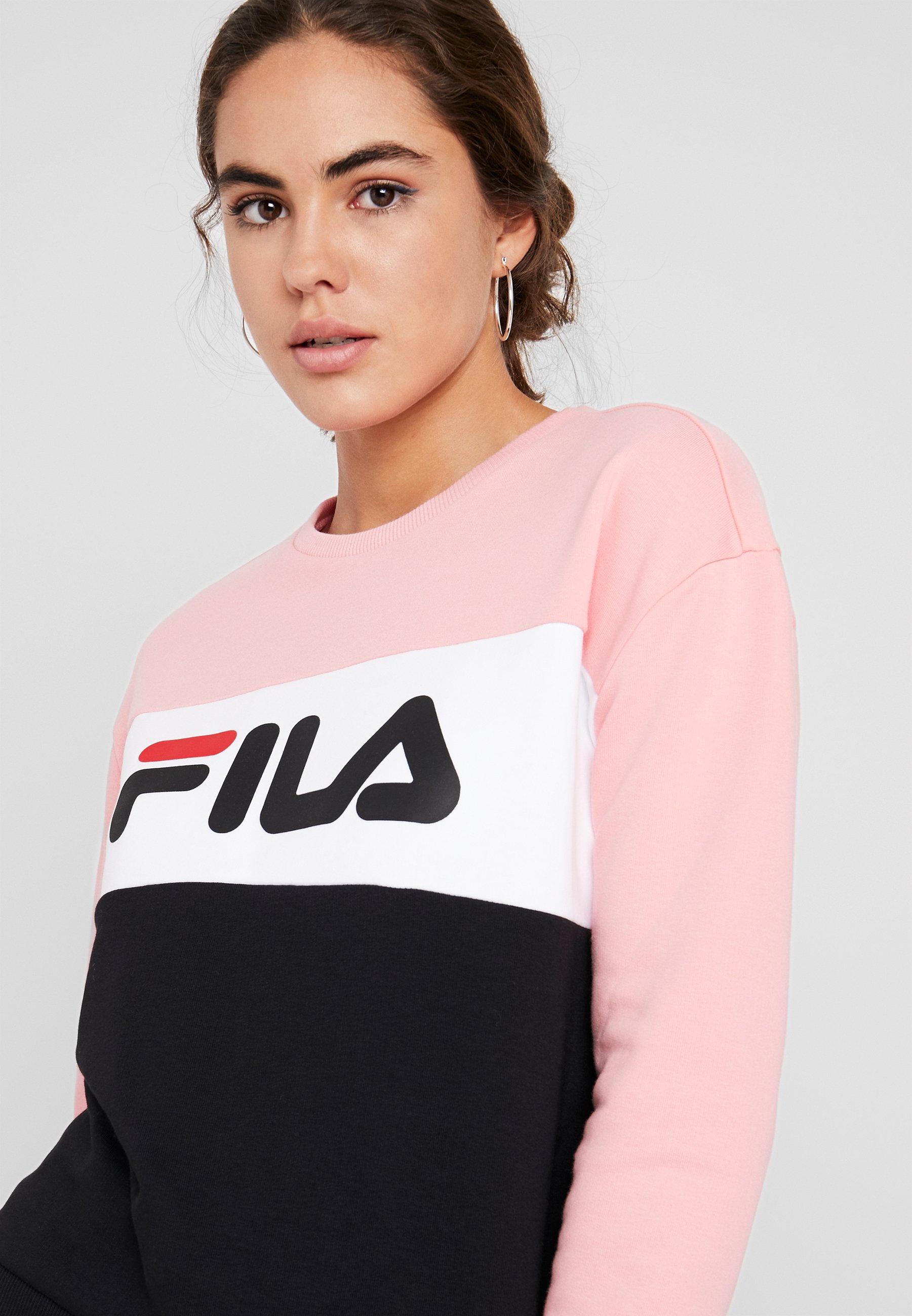 Fila LEAH Sweater black quarzpinkbright white Zalando.nl Fila LADINA Sweater ponderosa pine Zalando.nl