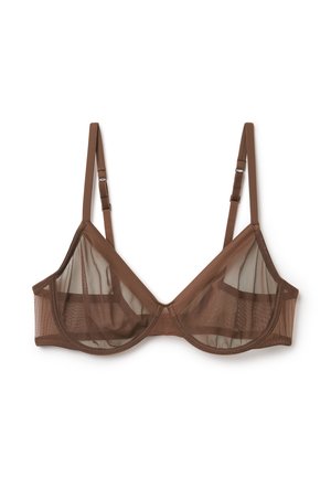 Trojúhelníková podprsenka - Brown