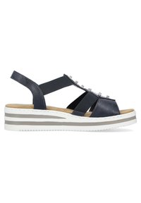 Rieker Sandales compensées - bleu