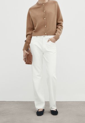 Strickjacke - camel