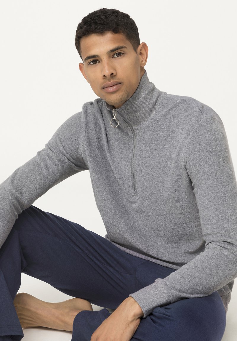 hessnatur Nachtwäsche Shirt hellgrau/grau Zalando.de