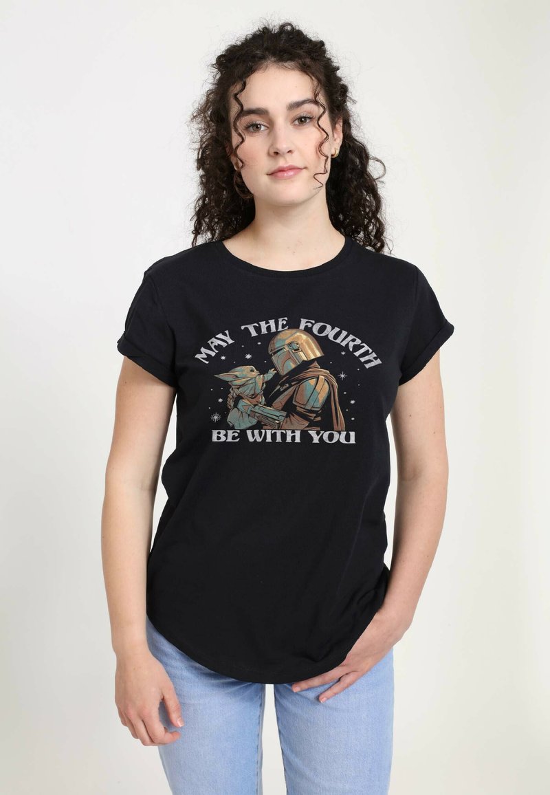 Star Wars STAR WARS: MANDALORIAN FOURTH BE WITH YOU - T-shirts print - black