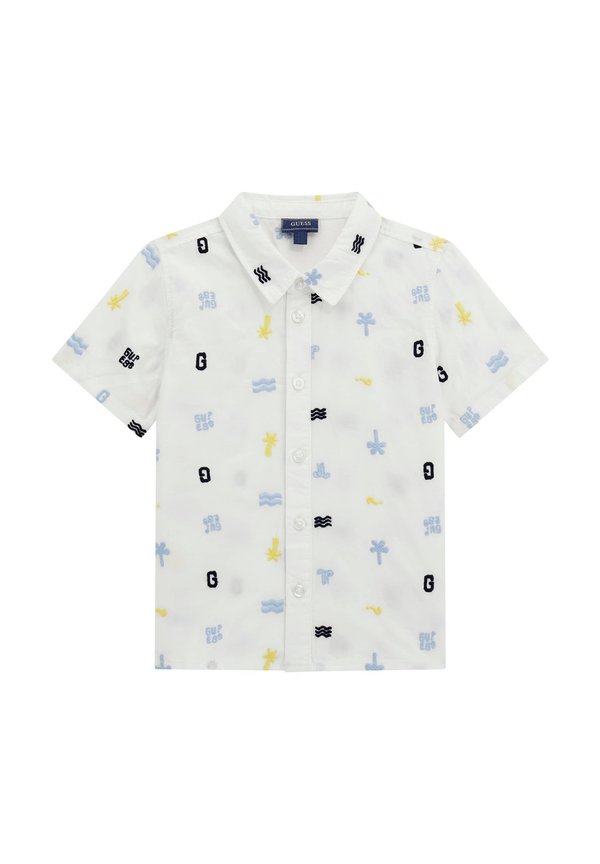 BESTICKTES - Hemd - weiß