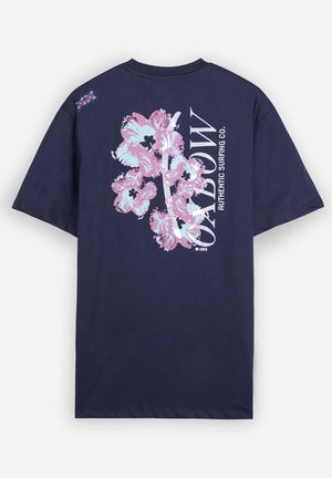 Oxbow, PIXELATE - T-shirt imprimé - deep marine