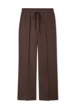 Ipekyol, IPEKYOL PANTS CONTRASTING WAISTBAND TROUSERS WITH POCKETS - Pantalones deportivos - brown
