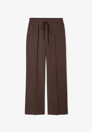 Ipekyol, IPEKYOL PANTS CONTRASTING WAISTBAND TROUSERS WITH POCKETS - Pantalones deportivos - brown