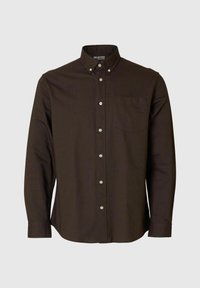 Selected Homme SLHREGRICK FLEX - Camicia - chocolate torte