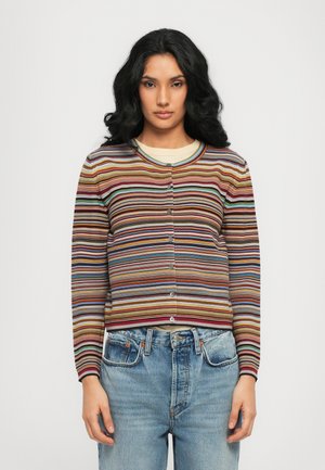 Paul Smith WOMENS KNITTED CARDIGAN BUTTON THRU - Cardigan - multi-coloured