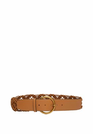 Ceinture tressée - brown