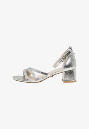 Buffalo, Sandalen - silver croco