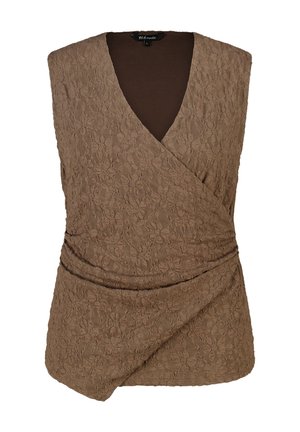 MS Mode, TOP - Blouse - dark taupe