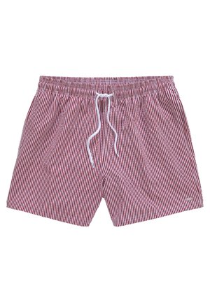 Badeshorts - rot weiß