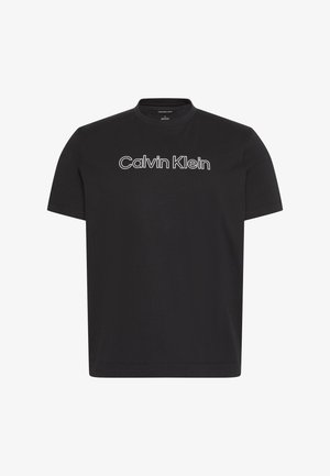 Calvin Klein, LOGO GRAPHIC UNISEX - T-shirts print - black