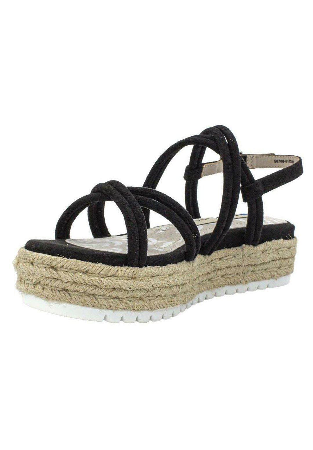Mustang Sandalias con plataforma - negra/negro - Zalando.es