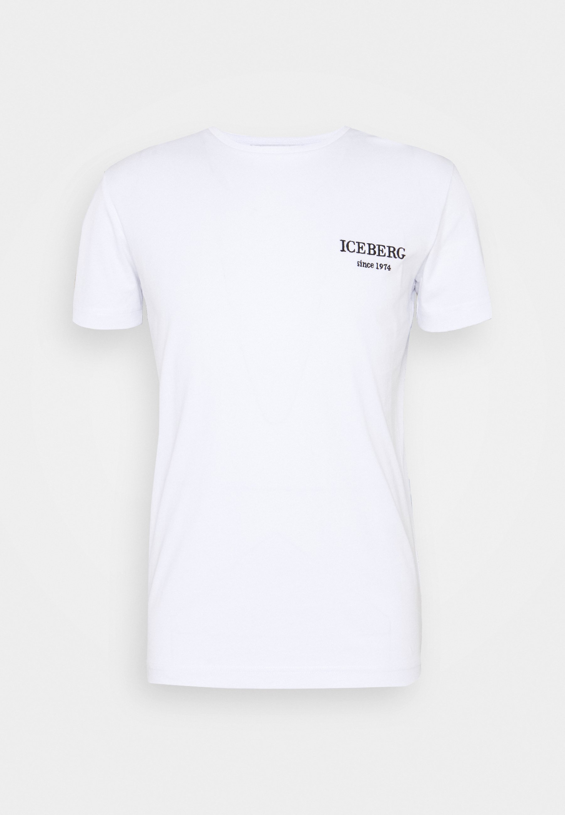 Iceberg T shirt print bianco otticowit Zalando.nl Iceberg T shirt print bianco ottico Zalando.nl