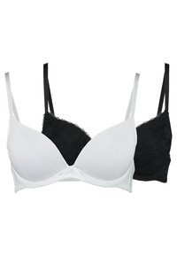 SONIA PLUNGE BRA 2 PACK - Push-up-bh'er - black/white