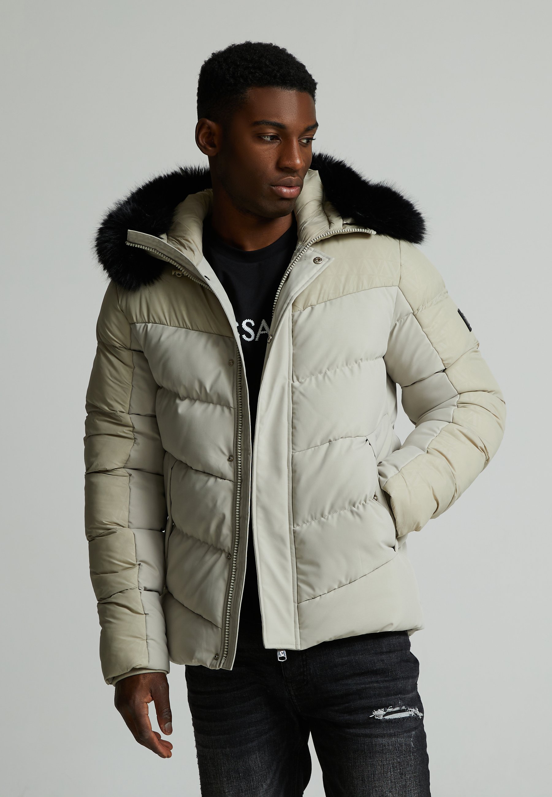 Alessandro Zavetti LAVANDA POLY PUFFER JACKET - Giacca invernale - white/bianco