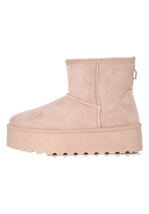 Elara Botines con plataforma - beige
