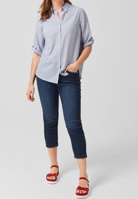 Triangle Hemdbluse - blue