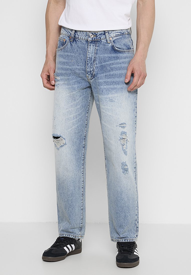 Woodbird Baggy jeans blauw