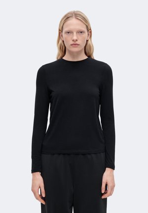 Even&Odd active by Zalando, ESSENTIAL TRAINING LONG SLEEVE SPORTS TOP LW COTTON - Блуза с дълги ръкави - black