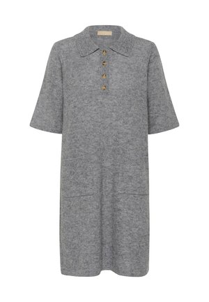 Culture ASIMA KATRINA  - Pletené šaty - mid grey melange