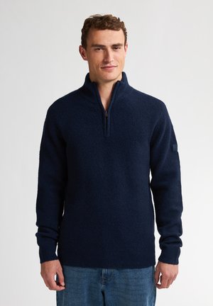 Petrol Industries, COLLAR - Strickpullover - deep capri