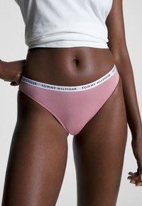 Tommy Hilfiger 3P - Kratke gaće - flora pink oat milk black
