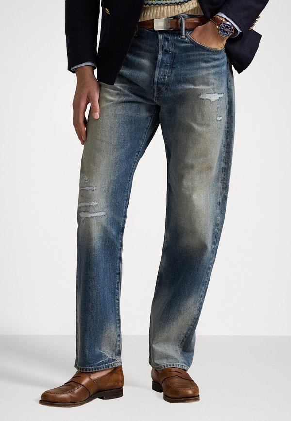 HERITAGE STRAIGHT FIT DISTRESSED JEAN - Relaxed fit jeans - glacier point