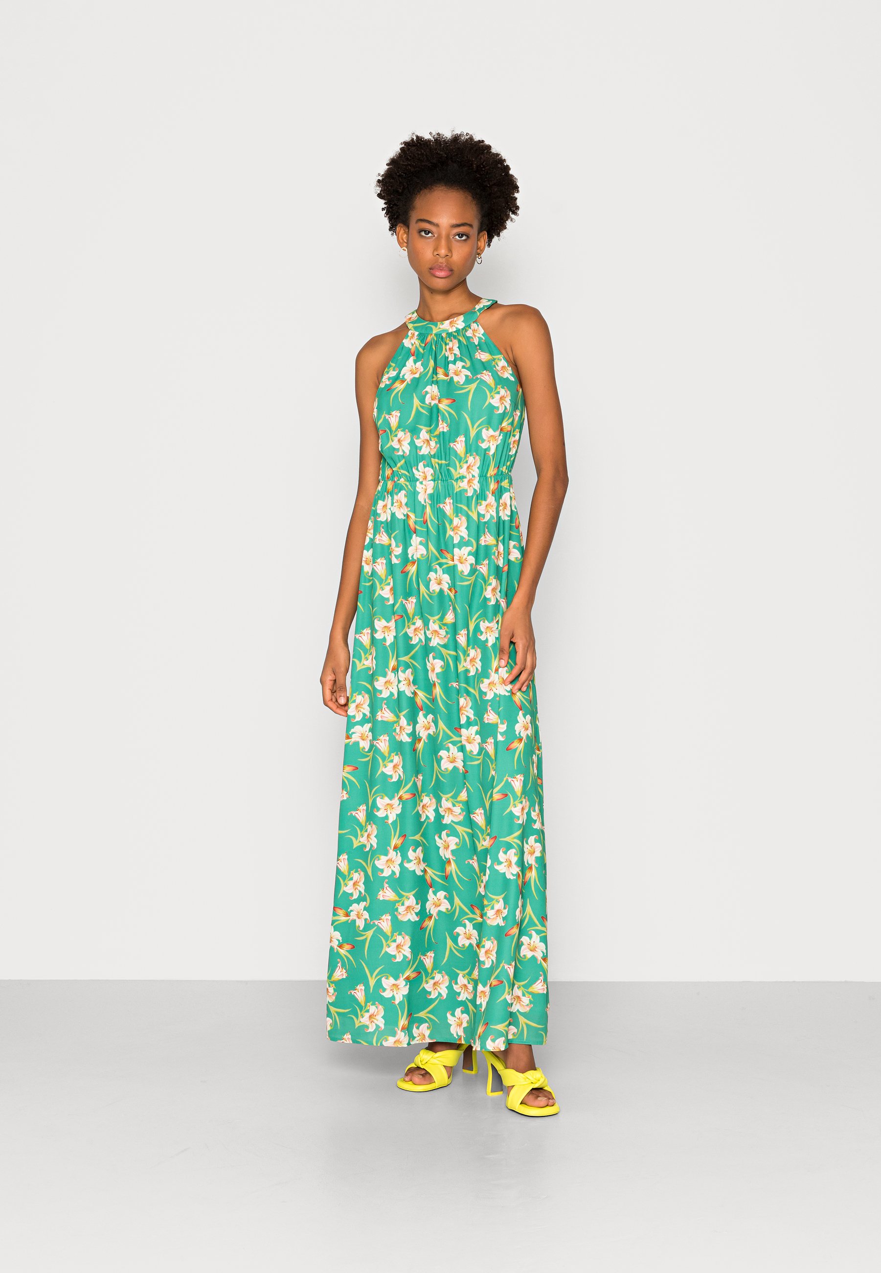 YAS Vestido largo - corydalis blue/azul - Zalando.es
