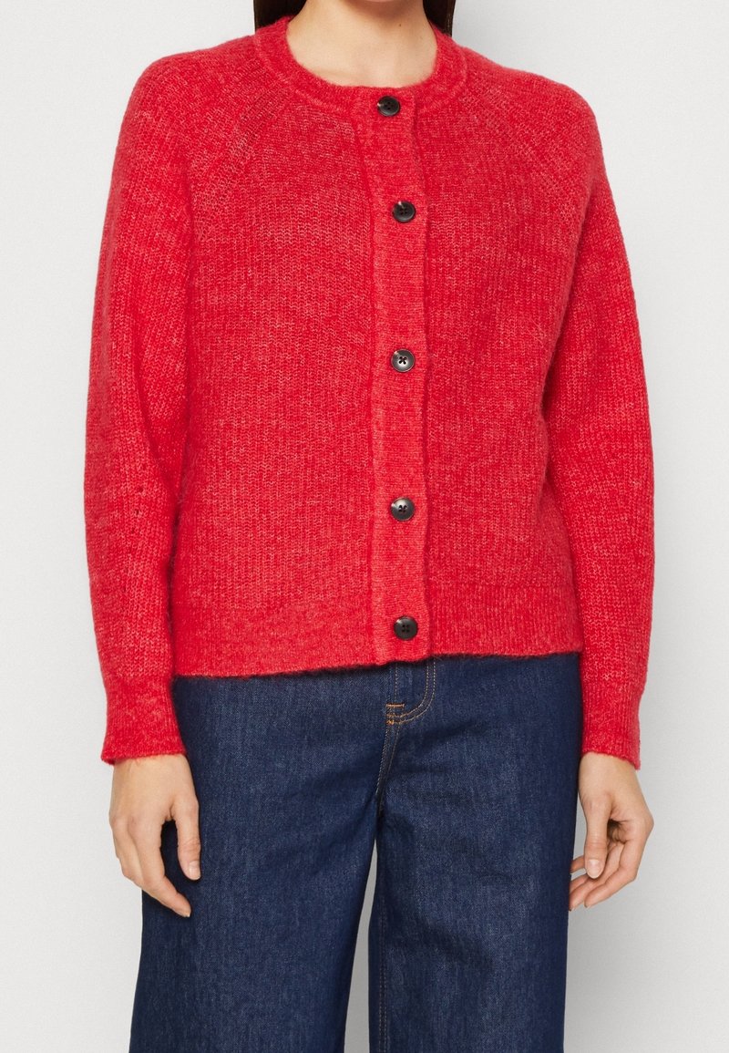 Selected Femme Strickjacke - red