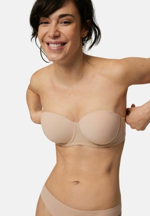 COPAS - Sujetador sin tirantes/multiescote - nude
